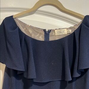 Eliza J Women's Navy Top